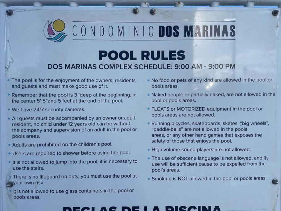 Ocean View 2 Bed 1 Bath 2 Parkings & Pool @ Dos Marinas Fajardo Apartment Exterior photo